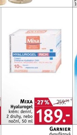 Mixa Hyalurogel krém