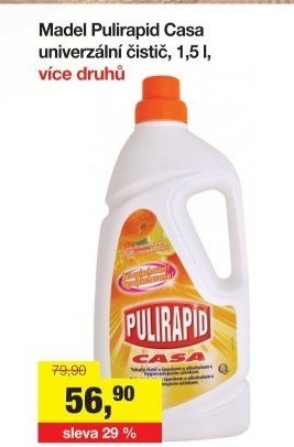 Čistič univerzální se čpavkem Casa Pulirapid