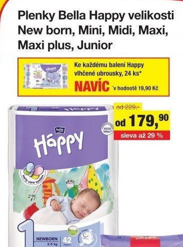 Pleny dětské Háppy Bella