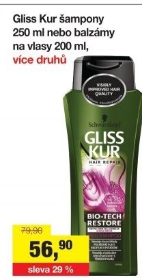 Šampon Gliss Kur Schwarzkopf