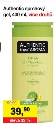 Sprchový gel Authentic toya Aroma
