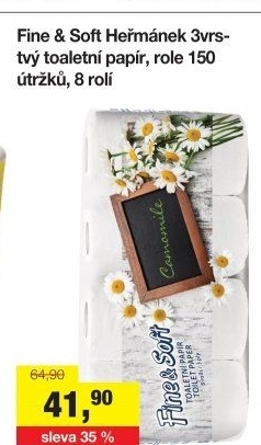 Toaletní papír 3vrstvý Fine&amp