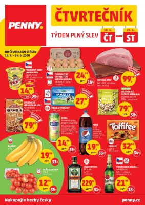 akční leták Penny Market 18.6.2020-24.6.2020