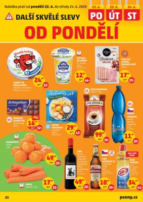 akční leták Penny Market 18.6.2020-24.6.2020
