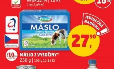 Máslo z Vysočiny