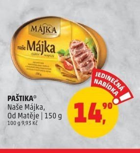 PAŠTIKA Naše Májka