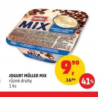 Jogurt Müller Mix 1 ks
