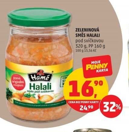 ZELENINOVÁ SMĚS HALALI