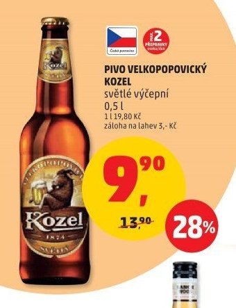PIVO VELKOPOPOVICKÝ KOZEL