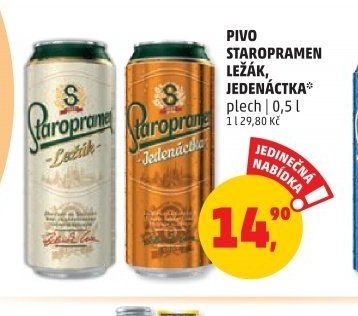 PIVO STAROPRAMEN LEŽÁK, JEDENÁCTKA
