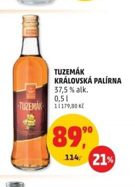 TUZEMÁK KRÁLOVSKÁ PALÍRNA