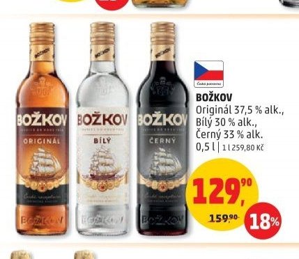 BOŽKOV ORIGINÁL, BÍLÝ, ČERNÝ