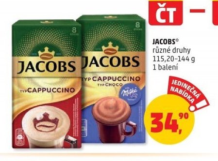 Jacobs různé druhy