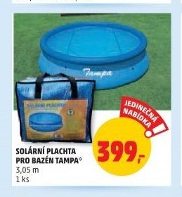 SOLÁRNÍ PLACHTA PRO BAZÉN TAMPA
