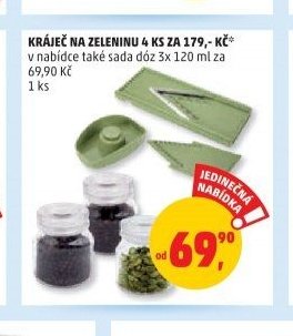 KRÁJEČ NA ZELENINU / SADA DÓZ