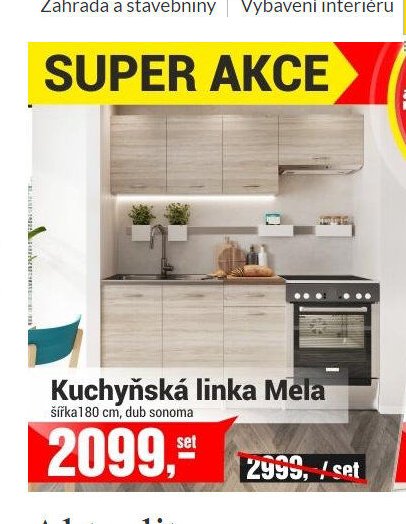 Kuchyňská linka Mela - bauMax akcniletaky.com
