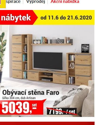 Obývací stěna Faro - bauMax akcniletaky.com