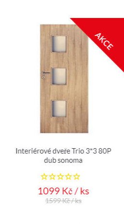 Interiérové dveře Trio 3*3 80P - bauMax akcniletaky.com