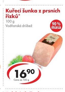 Kuřecí šunka z prsních řízků