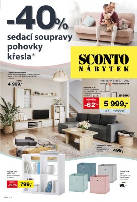 akční leták Sconto nábytek 19.6.2020-9.7.2020
