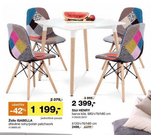 Židle ISABELLA - Sconto nábytek akcniletaky.com