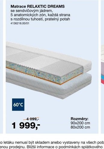 Matrace RELAXTIC DREAMS