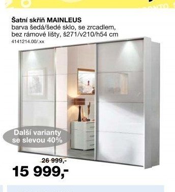 Šatní skříň MAINLEUS