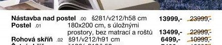 Nástavba nad postel