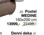 Postel MEDINE 160x200 cm