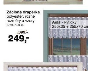 Záclona drapérka - Sconto nábytek akcniletaky.com