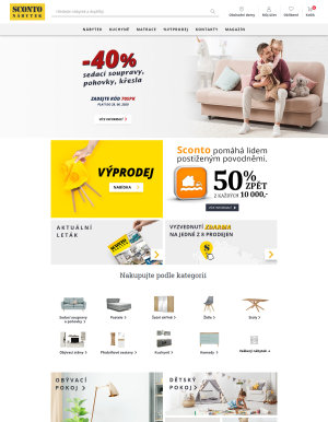 akční leták Sconto nábytek 23.6.2020-29.6.2020