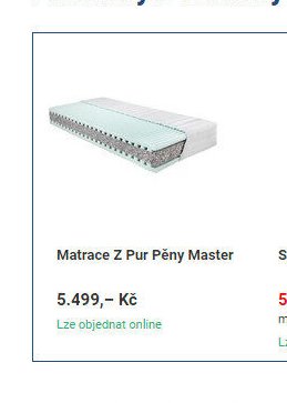 Matrace Z Pur Pěny Master - Möbelix akcniletaky.com