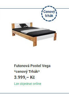 Futonová Postel Vega - Möbelix akcniletaky.com
