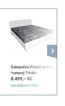 Čalouněná Postel Andrea - Möbelix akcniletaky.com