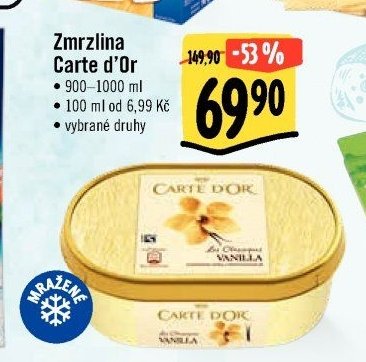 Zmrzlina Carte d'Or