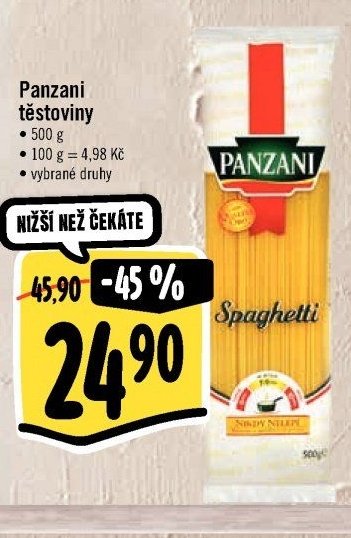 Panzani těstoviny