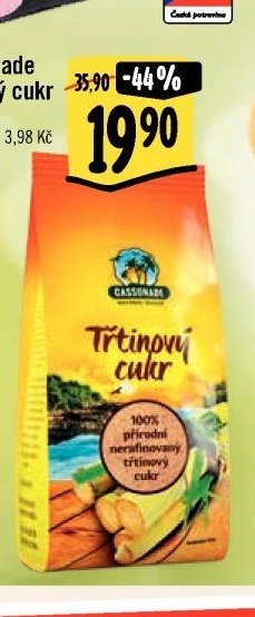 Cassonade Třtinový cukr