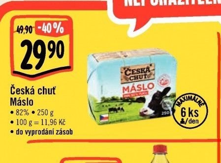 Česká chuť Máslo