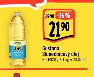 Gustona Slunečnicový olej