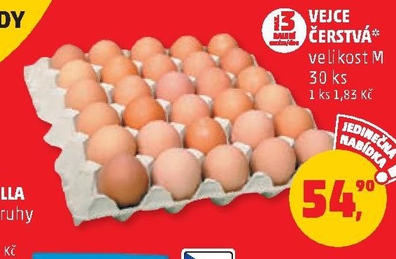 Vejce čerstvá