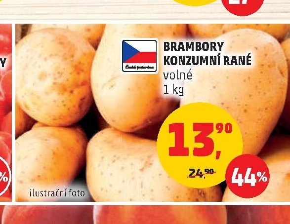 BRAMBORY KONZUMNÍ RANÉ