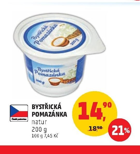BYSTŘICKÁ POMAZÁNKA natur 200 g