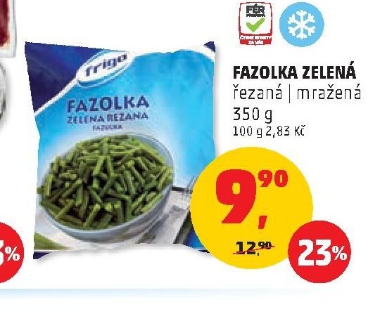 FAZOLKA ZELENÁ řezaná mražená