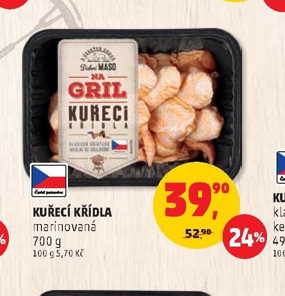 KUŘECÍ KŘÍDLA marinovaná