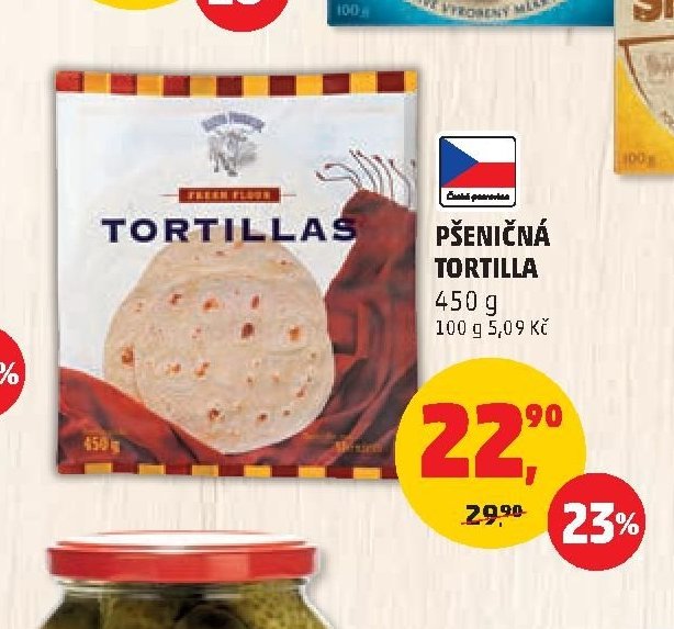 PŠENIČNÁ TORTILLA