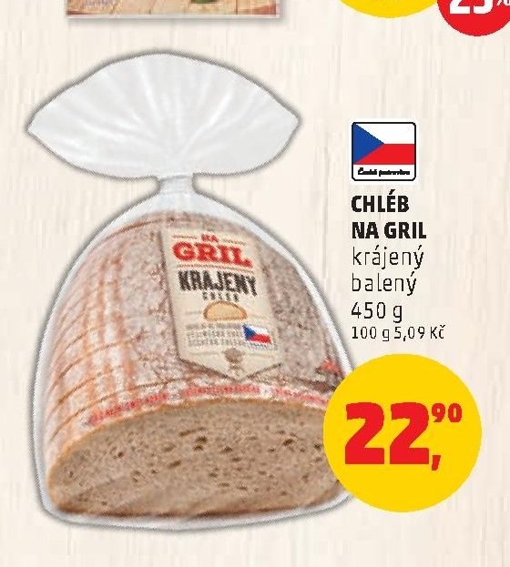 CHLÉB NA GRIL