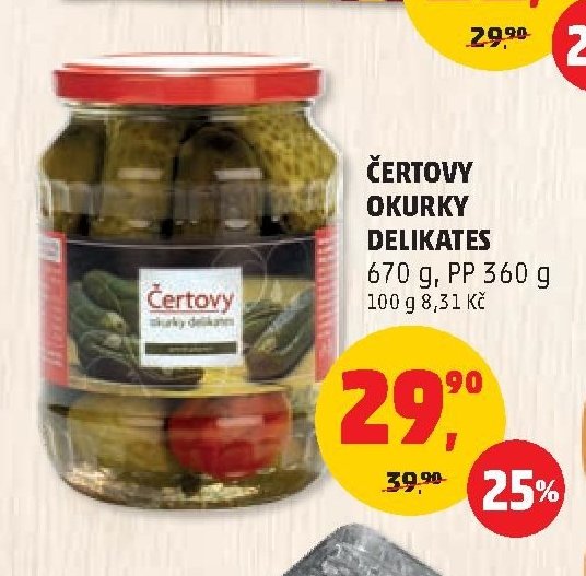ČERTOVY OKURKY DELIKATES