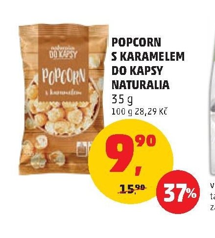 Popcorn s karamelem Naturalia