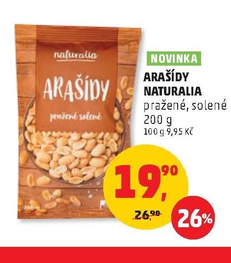 Arašídy Naturalia
