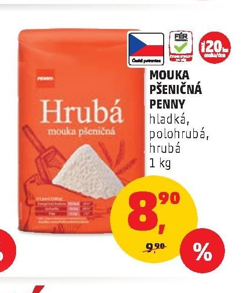 Mouka pšeničná Penny 1 kg